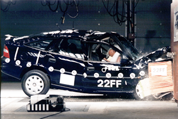 Краш тест Opel Vauxhall Vectra (1997)